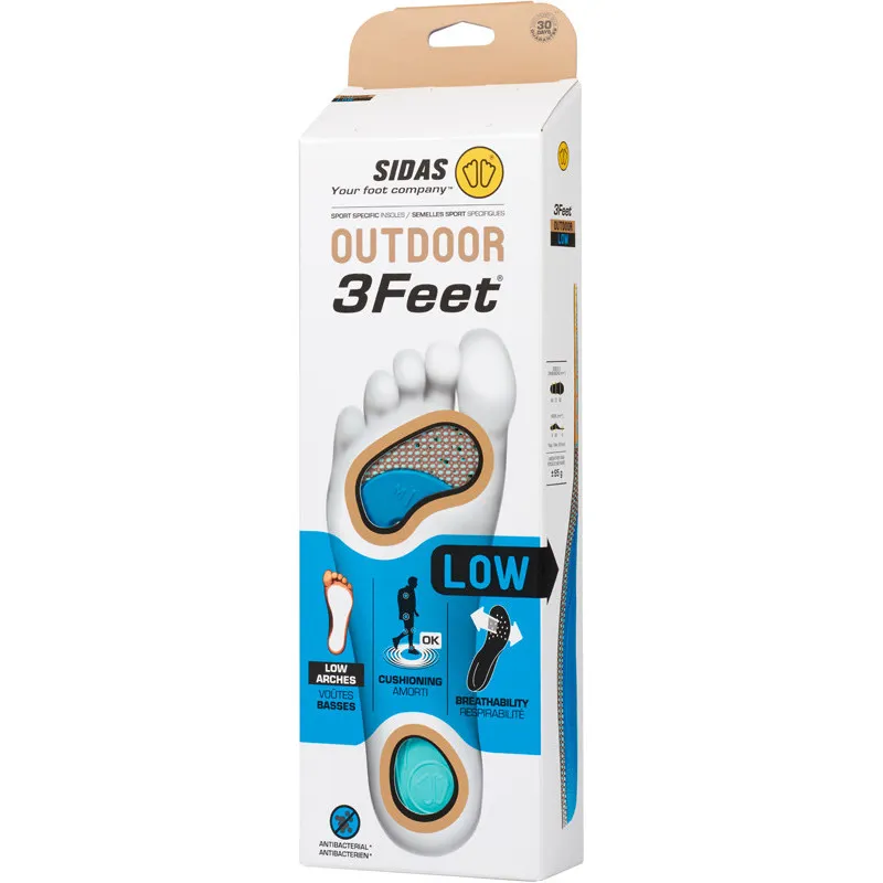 Sidas 3Feet Outdoor Low Insoles-4